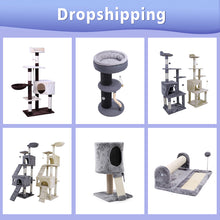 Load image into Gallery viewer, wholesale Cat'S Tree Scratcher Tower Condo Furniture Scratch Post Cat Jumping Toy with Ladder Kitten Pet House Hammock With Ball
