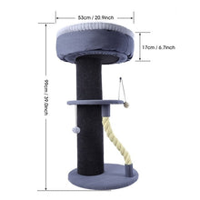 Load image into Gallery viewer, wholesale Cat'S Tree Scratcher Tower Condo Furniture Scratch Post Cat Jumping Toy with Ladder Kitten Pet House Hammock With Ball
