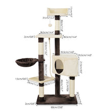 Load image into Gallery viewer, wholesale Cat'S Tree Scratcher Tower Condo Furniture Scratch Post Cat Jumping Toy with Ladder Kitten Pet House Hammock With Ball

