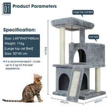 Load image into Gallery viewer, wholesale Cat'S Tree Scratcher Tower Condo Furniture Scratch Post Cat Jumping Toy with Ladder Kitten Pet House Hammock With Ball
