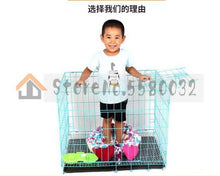 Load image into Gallery viewer, M8 Bold Folding with Toilet Dog Cage Teddy Poodle Small and Medium  Cat  Rabbit  Pet   Supplies

