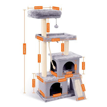 Load image into Gallery viewer, Domestic Delivery Cat Climbing Frame Cat Scratching Post Tree Scratcher Pole Furniture Cat Toy plac zabaw dla kota
