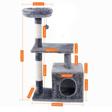 Load image into Gallery viewer, Domestic Delivery Cat Climbing Frame Cat Scratching Post Tree Scratcher Pole Furniture Cat Toy plac zabaw dla kota

