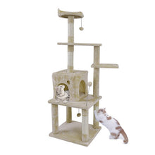 Load image into Gallery viewer, Domestic Delivery Cat Climbing Frame Cat Scratching Post Tree Scratcher Pole Furniture Cat Toy plac zabaw dla kota
