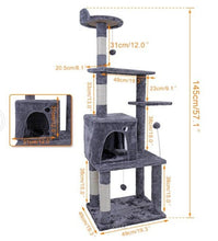 Load image into Gallery viewer, Domestic Delivery Cat Climbing Frame Cat Scratching Post Tree Scratcher Pole Furniture Cat Toy plac zabaw dla kota
