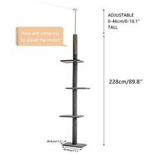 Load image into Gallery viewer, Domestic Delivery Cat Climbing Frame Cat Scratching Post Tree Scratcher Pole Furniture Cat Toy plac zabaw dla kota
