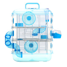 Load image into Gallery viewer, Hamster Cage Full Set of Gold Bear  Nest Super Villa Small   Supplies  Complete
